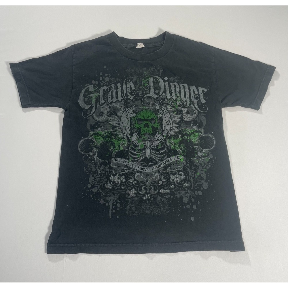 Grave Digger Monster Jam Graphic Tee Mens Small Monster Truck Short Sleeve Shirt